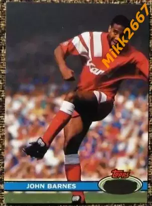 John BARNES. Коллекция TOPPS Stadium Club Английская Премьер-Лига 92-93