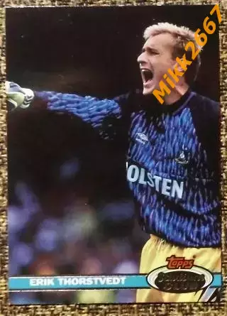 Eric THORSTVEDT. Коллекция TOPPS Stadium Club Английская Премьер-Лига 92-93