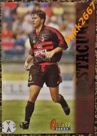 Alessandro COSTACURTA. Коллекция Panini Calcio 99 Cards