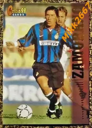 Ivan ZAMORANO. Коллекция Panini Calcio 99 Cards