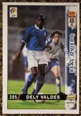 Julio Cesar DELY VALDES. Коллекция MUNDICROMO Испанская Лига 1998-1999