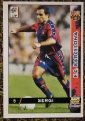 SERGI Barjuan i Esclusa. Коллекция MUNDICROMO Испанская Лига 1998-1999