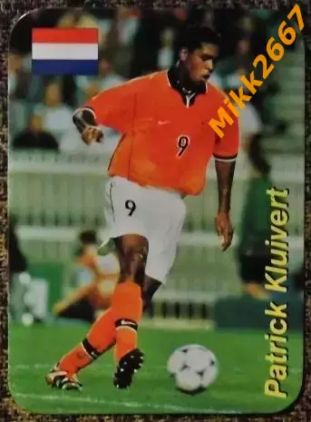Календарик Patrick Kluivert / Football Stars 2000