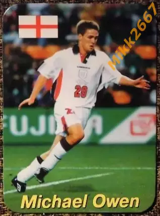 Календарик Michael OWEN / В мире футбола 2001