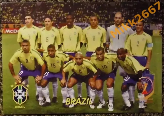 Сборная команда BRAZIL / БРАЗИЛИЯ, В мире ФУТБОЛА - 120