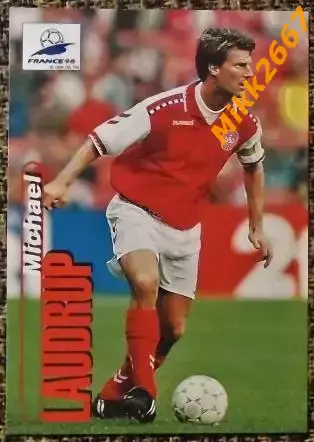 Michael LAUDRUP. Коллекция PANINI Чемпионат Мира 1998 (коллекционные карточки)