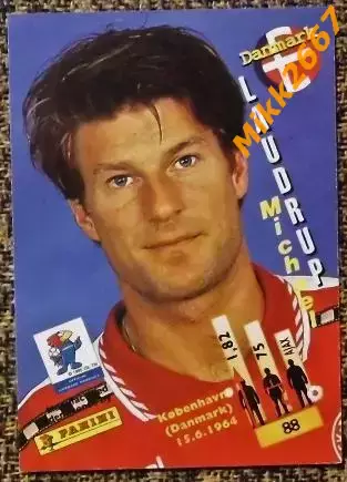 Michael LAUDRUP. Коллекция PANINI Чемпионат Мира 1998 (коллекционные карточки) 1