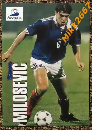 Savo MILOSEVIC. Коллекция PANINI Чемпионат Мира 1998 (коллекционные карточки)
