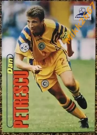 Dan PETRESCU. Коллекция PANINI Чемпионат Мира 1998 (коллекционные карточки)