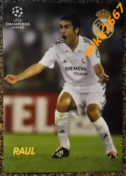 RAUL / РАУЛЬ Гонсалес Бланко , В мире ФУТБОЛА- 198