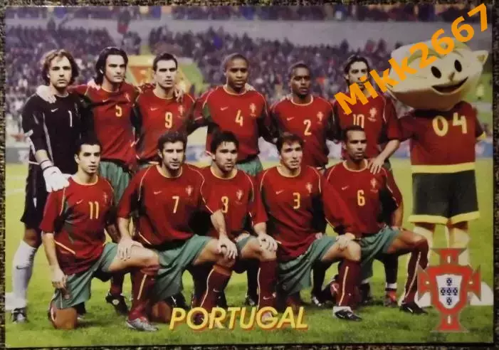 Сборная команда PORTUGAL / ПОРТУГАЛИЯ, В мире ФУТБОЛА- 392