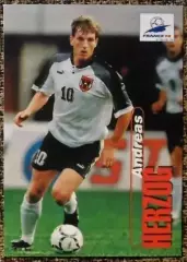 Andreas HERZOG. Коллекция PANINI Чемпионат Мира 1998 (коллекционные карточки)