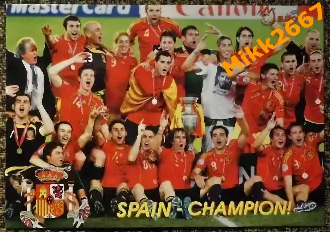 Сборная команда SPAIN / ИСПАНИЯ, В мире ФУТБОЛА- В32