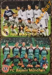 Календарики Реал Мадрид и Бавария Мюнхен / Football Stars 2000