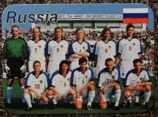 Календарик сборная Россия / Football Stars 2000