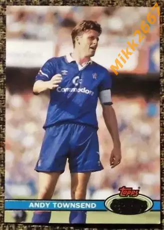 Andy TOWNSEND. Коллекция TOPPS Stadium Club Английская Премьер-Лига 92-93