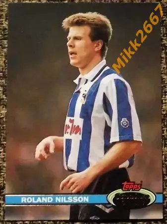 Roland NILSSON. Коллекция TOPPS Stadium Club Английская Премьер-Лига 92-93
