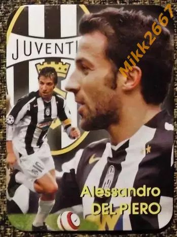 Календарик Alessandro DEL PIERO / В мире футбола 2006