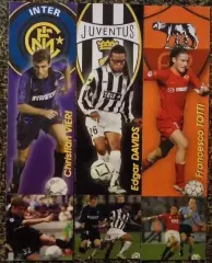Набор закладок для книг Лучшие игроки Итальянской SERIE A начала 2000-х.