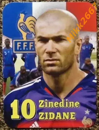 Календарик Zinedine ZIDANE / В мире футбола 2007