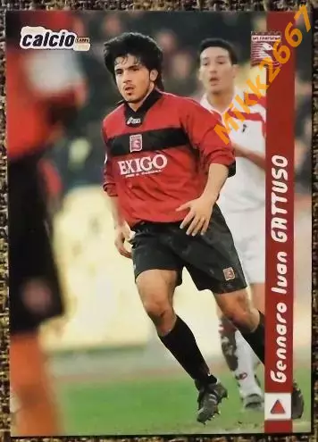 Gennaro Ivan GATTUSO. Коллекция DS Pianeta Calcio 1998-1999
