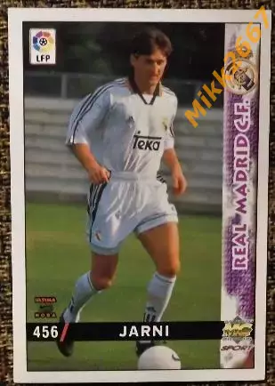 Robert JARNI. Коллекция MUNDICROMO Испанская Лига 1998-1999