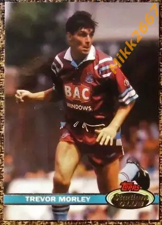 Trevor MORLEY. Коллекция TOPPS Stadium Club Английская Премьер-Лига 92-93