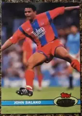 John SALAKO. Коллекция TOPPS Stadium Club Английская Премьер-Лига 92-93