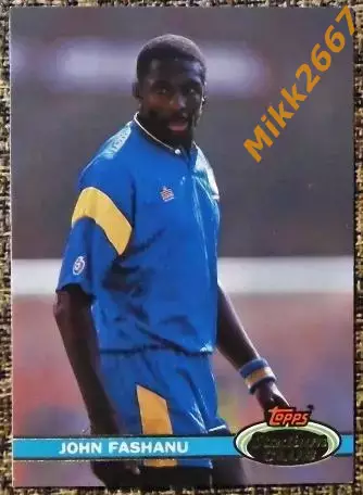 John FASHANU. Коллекция TOPPS Stadium Club Английская Премьер-Лига 92-93