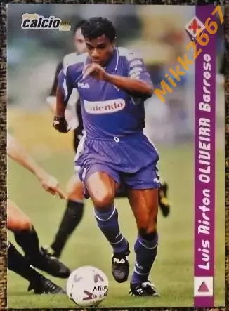 Luis Airton OLIVEIRA Barroso. Коллекция DS Pianeta Calcio 1998-1999