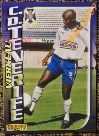 Ferdinand Rudols Marcel VIERKLAU. Коллекция PANINI Futbol 1998-1999