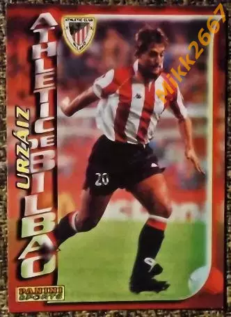 Ismael URZAIZ Aranda. Коллекция PANINI Futbol 1998-1999