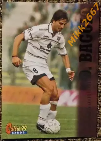 Dino BAGGIO. Коллекция Panini Calcio 99 Cards