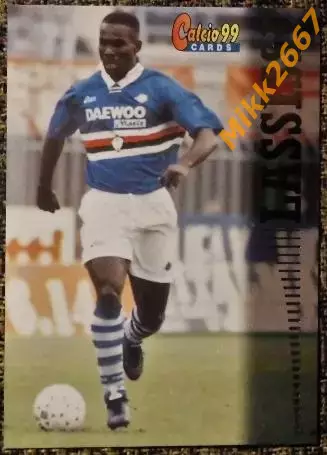 Saliou LASSISSI. Коллекция Panini Calcio 99 Cards