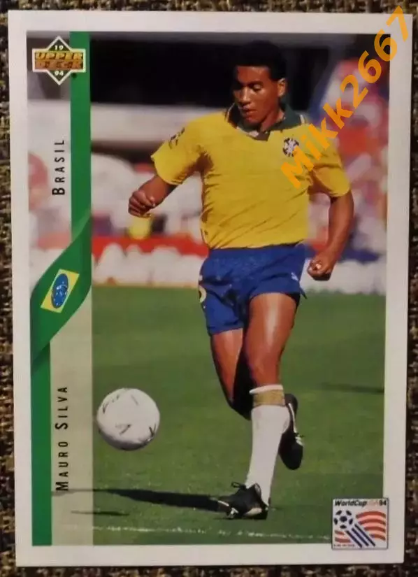 Mauro SILVA. Коллекция Upper Deck Чемпионат Мира США 1994