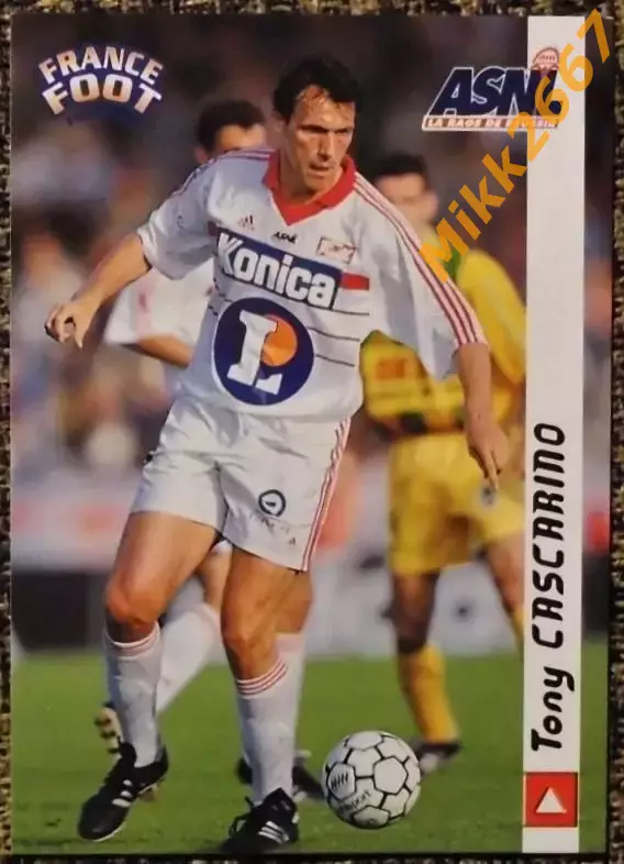 Tony CASCARINO. Коллекция DS France Foot 1998-1999