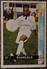 Claude MAKELELE. Коллекция MUNDICROMO Испанская Лига 1998-1999