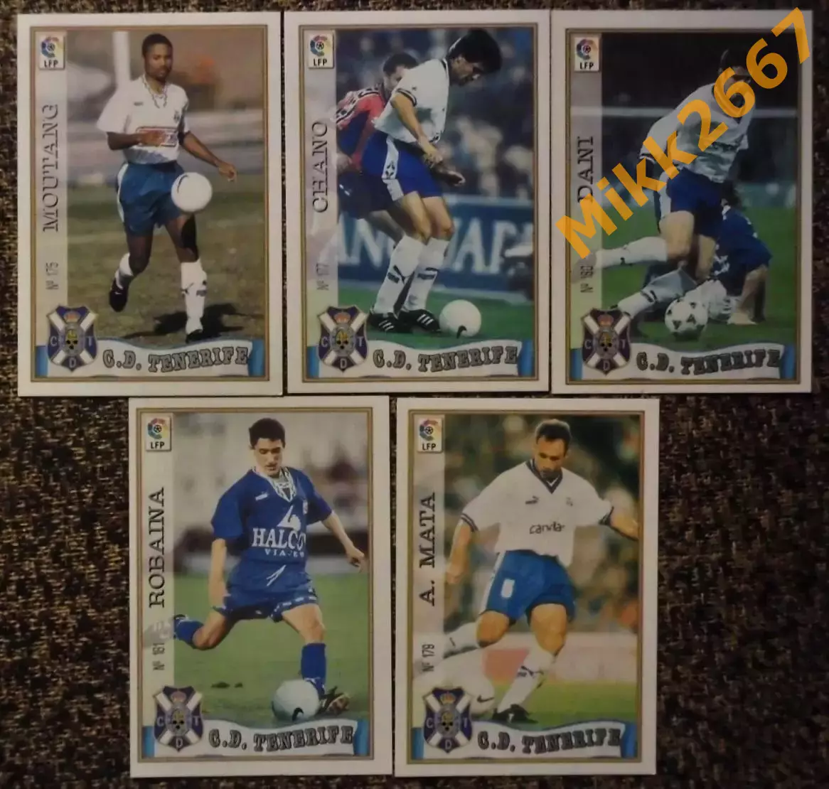 C.D.TENERIFE. Коллекция MUNDICROMO Испанская Лига 1997-1998
