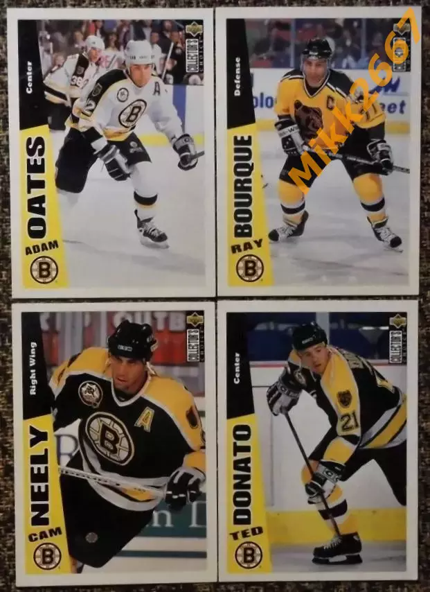 BOSTON BRUINS. Коллекция Collector's Choice NHL 1996-1997