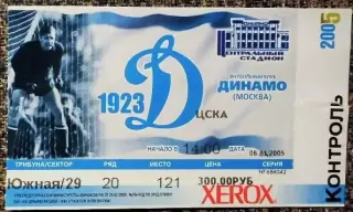 ДИНАМО (Москва) - ЦСКА (Москва), Чемпионат России 2005
