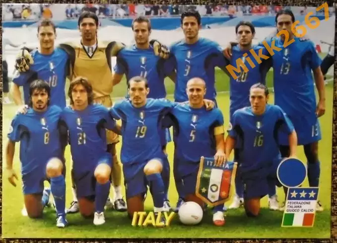Сборная команда ITALY / ИТАЛИЯ, В мире ФУТБОЛА - 809