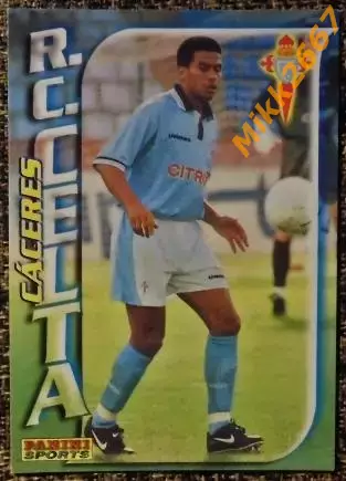 Fernando Gabriel CACERES. Коллекция PANINI Futbol 1998-1999