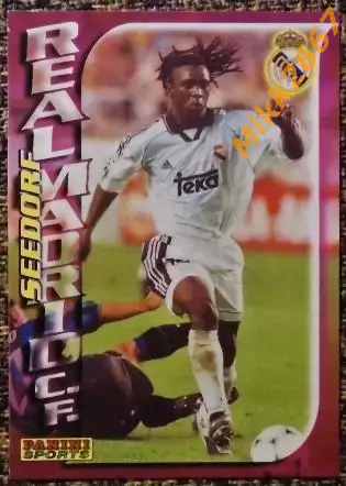 Clarence SEEDORF. Коллекция PANINI Futbol 1998-1999