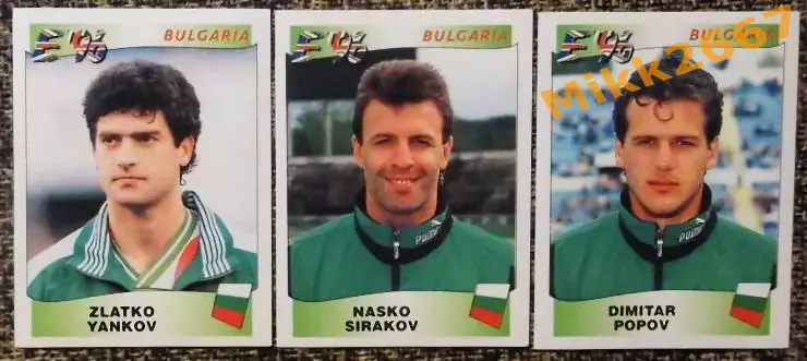 Сборная Болгарии. Коллекция Upper Deck Чемпионат Мира США 1994