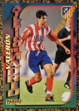 Juan Carlos VALERON Santana. Коллекция PANINI Futbol 1998-1999