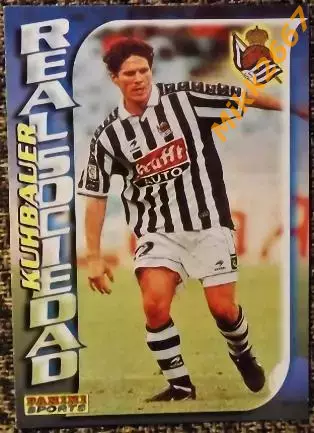 Dietmar KUHBAUER. Коллекция PANINI Futbol 1998-1999