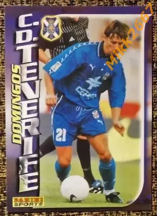 DOMINGOS Jose Paciencia de Oliveira. Коллекция PANINI Futbol 1998-1999