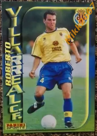 ROBERTO Fernandes Bonilla. Коллекция PANINI Futbol 1998-1999