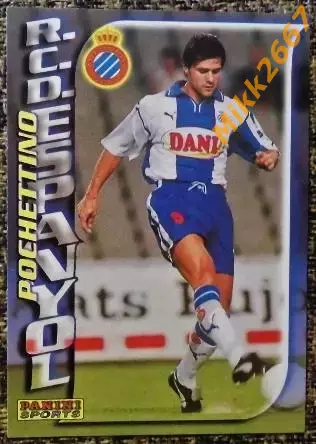 Mauricio Enzo POCHETTINO Trossero. Коллекция PANINI Futbol 1998-1999