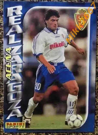 Roberto Miguel ACUNA Cabello. Коллекция PANINI Futbol 1998-1999